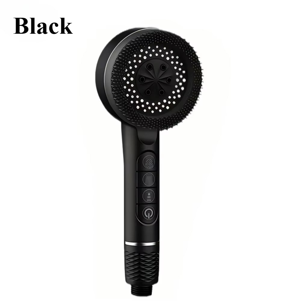 4 Mode High Pressure Shower Head Pressurized Water Massage Showerhead with Filter Handheld Shower Mixer Bathroom Accessories