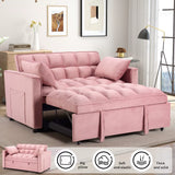 3-In-1 Multifunctional Modern Sofa Bed Comfortable Double Sofa with Pillows