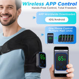 Wireless Control Graphene Heating Shoulder Knee Massager Knee Shoulder Elbow Arthritis Warm Wrap Massage Support Brace Belt