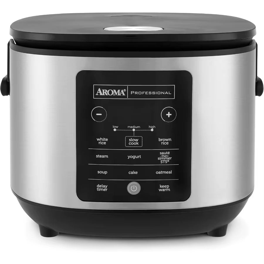 6-Cup Uncooked /12-Cup (Cooked) Slow Cook Rice Cooker with Lift-Out Pot Handles and Silicone Storage Lid Pfas-Free Ceramic Coat