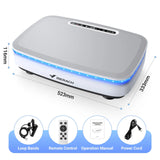 Vibration Plate Exercise Machine with Light Whole Body Workout Power Vibrate Platform Vibration Plate Lymphatic Drainage