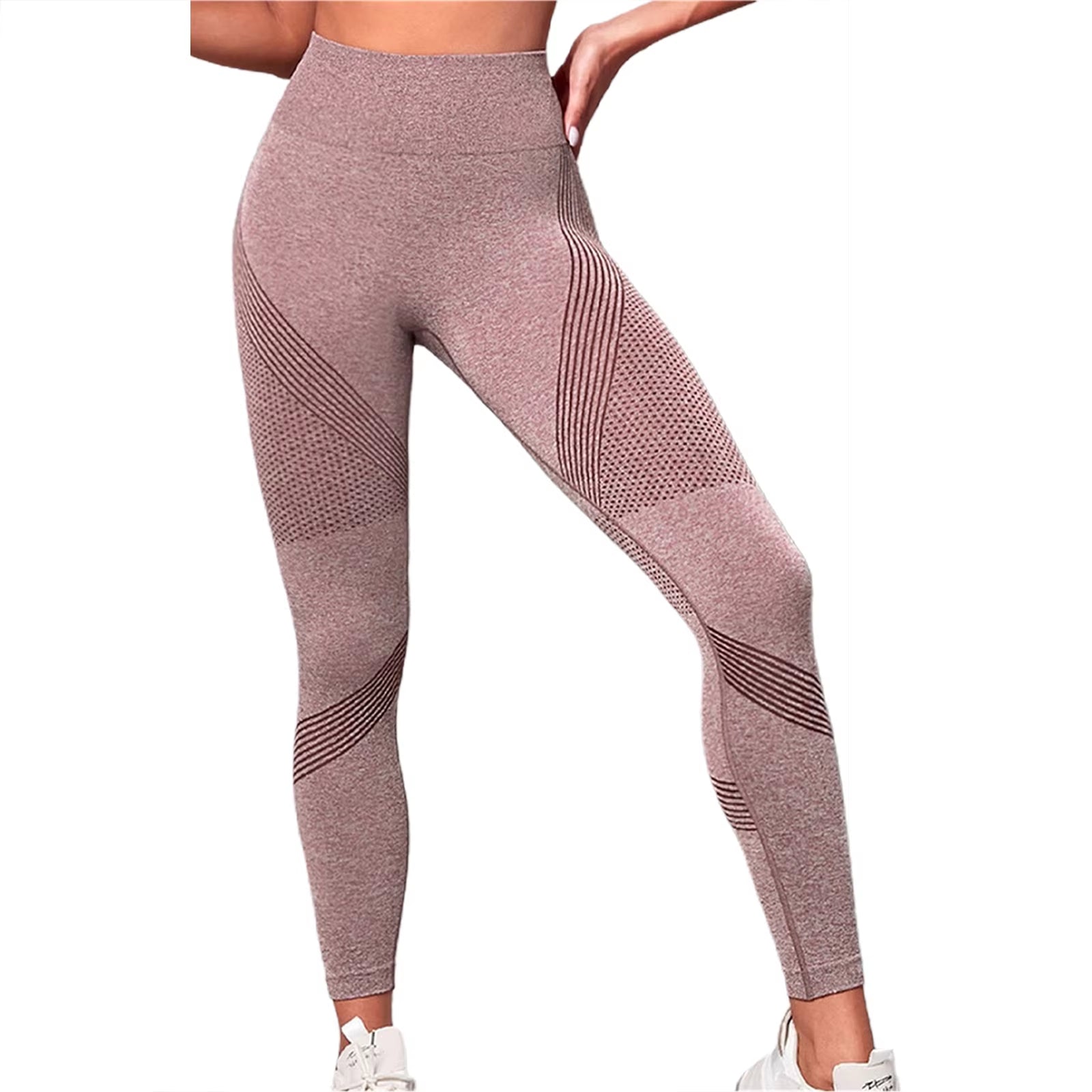 High Waist Compression Leggings with Butt Lift Technology for Women - Tummy Control Yoga Pants with Stretchy Contour Design