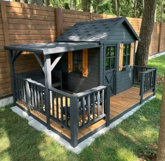 Factory Direct Modern Outdoor Wooden Children'S Toy House Kindergarten Durable Furniture