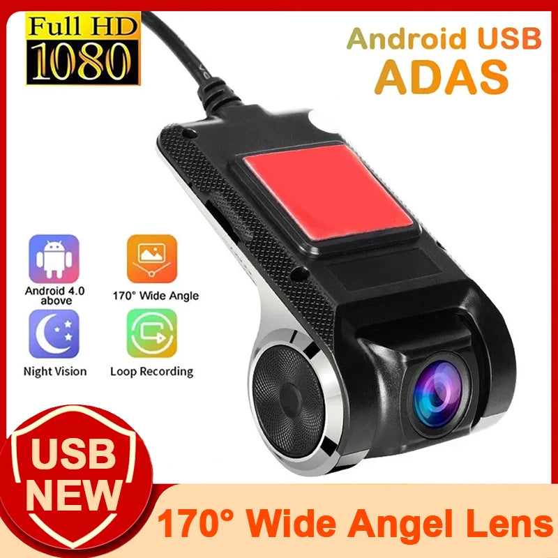 Car DVR 1080P Dash Cam for Cars DVD Android Player ADAS LDWS Navigation Unit Auto Audio Voice Alarm Car Assecories