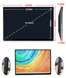 10.5 Inch Touch Screen TV Monitor Mobile for Movie Home Party Office Business Lightweight Portable High - Definition Saturation