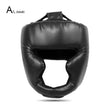 Full-Covered Pu Boxing Helmet Kids Adults Muay Thai Equipment Headgear Guard Training Taekwondo Head Boxing Sparring Gym A8Z5
