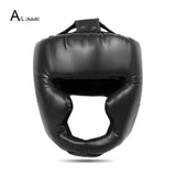 Full-Covered Pu Boxing Helmet Kids Adults Muay Thai Equipment Headgear Guard Training Taekwondo Head Boxing Sparring Gym A8Z5