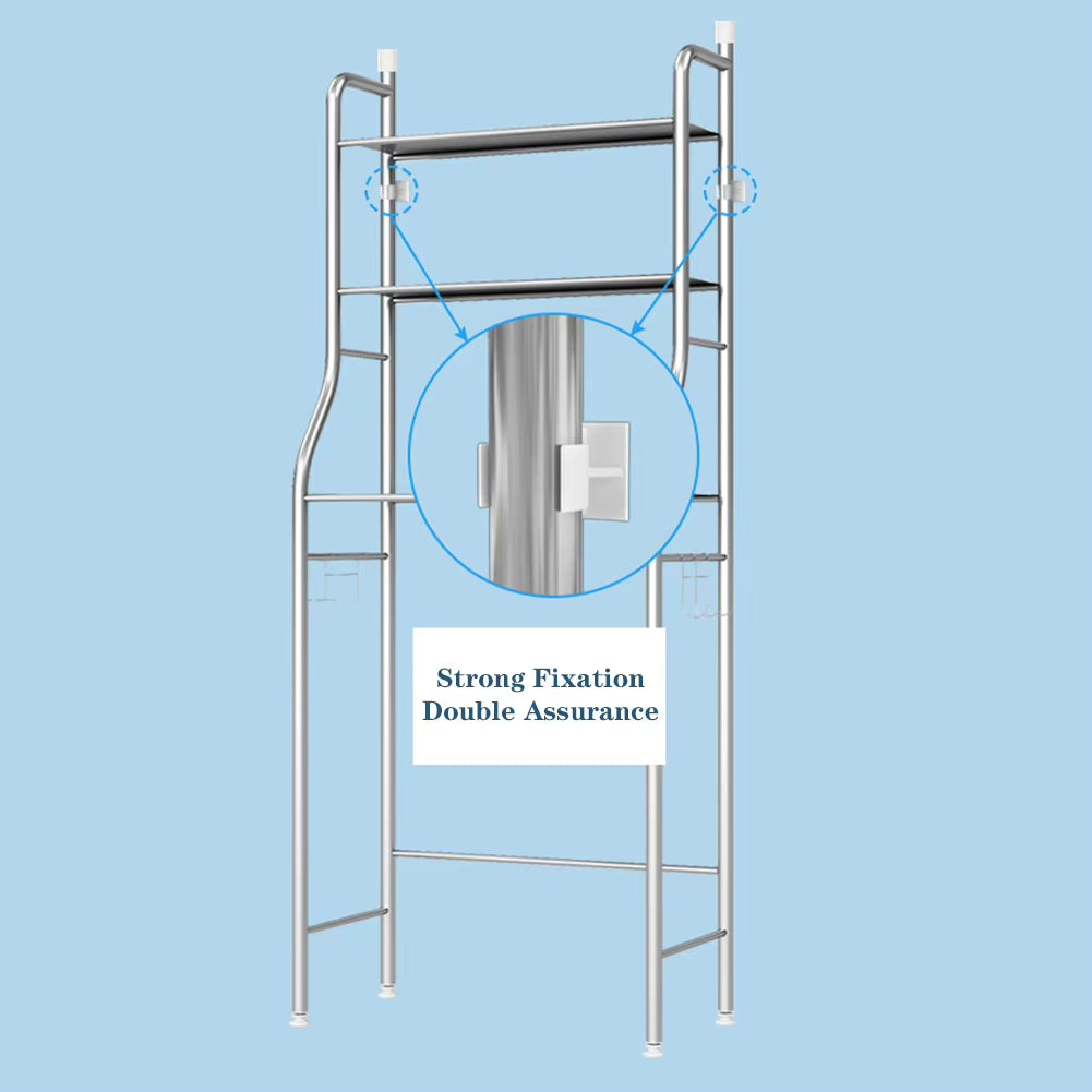 Over Toilet Storage Shelf,2/3-Tier Freestanding over the Toilet Storage,Metal Bathroom Shelves with Paper Holder and Removable
