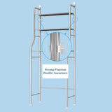 Over Toilet Storage Shelf,2/3-Tier Freestanding over the Toilet Storage,Metal Bathroom Shelves with Paper Holder and Removable
