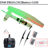 【C0】 2.4G F949 LCD Version RC Airplane Cessna 182 3D6G 3Ch Fixed Wing Plane Outdoor Drone RTF with Gyroscope and Night