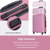 Luggage Sets 2 Piece Suitcase Set ABS Hardside Luggage with Spinner Wheels,Carry on Luggage with TSA Lock(14/20)