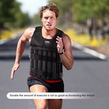 20Kg 50Kg Loading Weighted Vest Adjustable Exercise Training Fitness Jacket Gym Workout Boxing Vest Sand Fitness Waistcoat