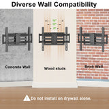 Full Motion TV Wall Mount for 47-90 Inch Tvs Swivels Tilts Extension Rotation Holds up to 132Lbs Max VESA 600X400Mm, Fit 16" Wood Stud