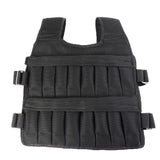 20Kg 50Kg Loading Weighted Vest Adjustable Exercise Training Fitness Jacket Gym Workout Boxing Vest Sand Fitness Waistcoat