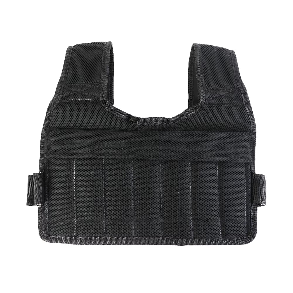 20Kg 50Kg Loading Weighted Vest Adjustable Exercise Training Fitness Jacket Gym Workout Boxing Vest Sand Fitness Waistcoat