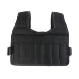 20Kg 50Kg Loading Weighted Vest Adjustable Exercise Training Fitness Jacket Gym Workout Boxing Vest Sand Fitness Waistcoat