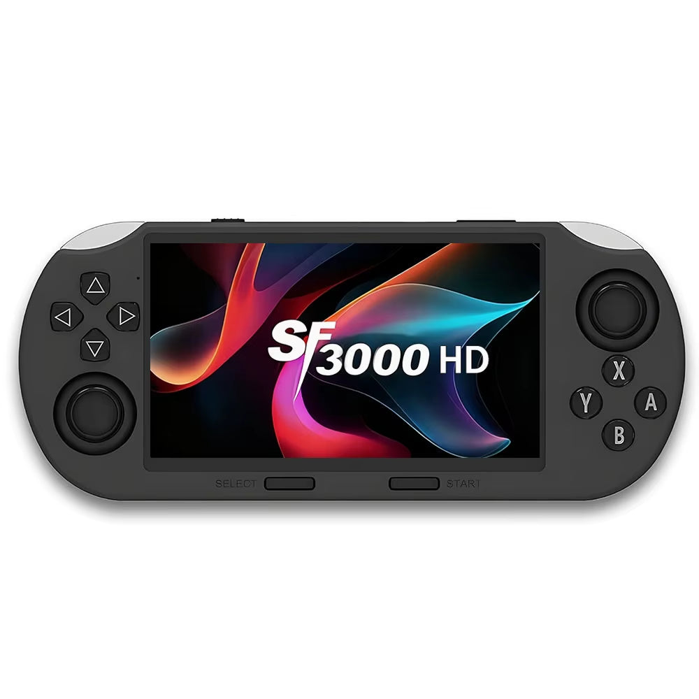 SF3000HD Retro Handheld Game Console,20000 Games 14+ Emulators,4.5-Inch IPS HD Screen ,3000Mah Dual Core Processor Connect to TV