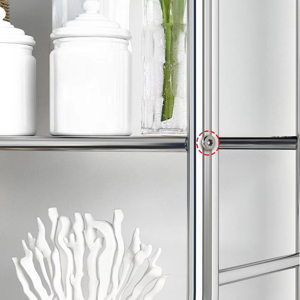 Over Toilet Storage Shelf,2/3-Tier Freestanding over the Toilet Storage,Metal Bathroom Shelves with Paper Holder and Removable
