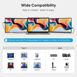 14.1Inch Laptops Screen Extender Triple Dual FHD 1200P IPS Portable Monitors for Windows Macbook Chrome 13.3-17.3 Inch