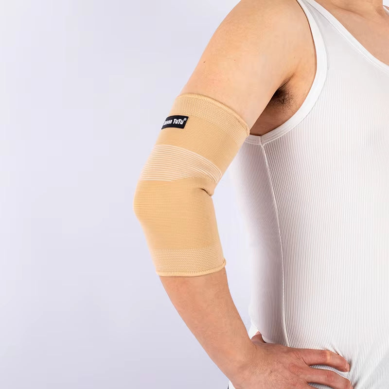 1PC Elbow Support Elastic Gym Sport Elbow Protective Pad Absorb Sweat Sport Basketball Tennis Arm Sleeve Elbow Brace