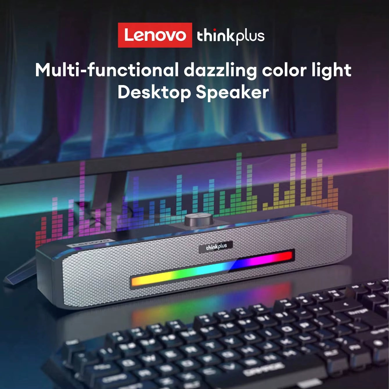 Choice  TS33 for Desk Computer Subwoofer AUX Bluetooth 5.0 Speaker 360 Home Movie Surround Sound Bar Audio Speaker