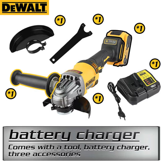 DCG414 18V Max XR Brushless 125mm Angle Grinder - 8800 RPM for Metal, Wood, and Pipe Cutting & Polishing