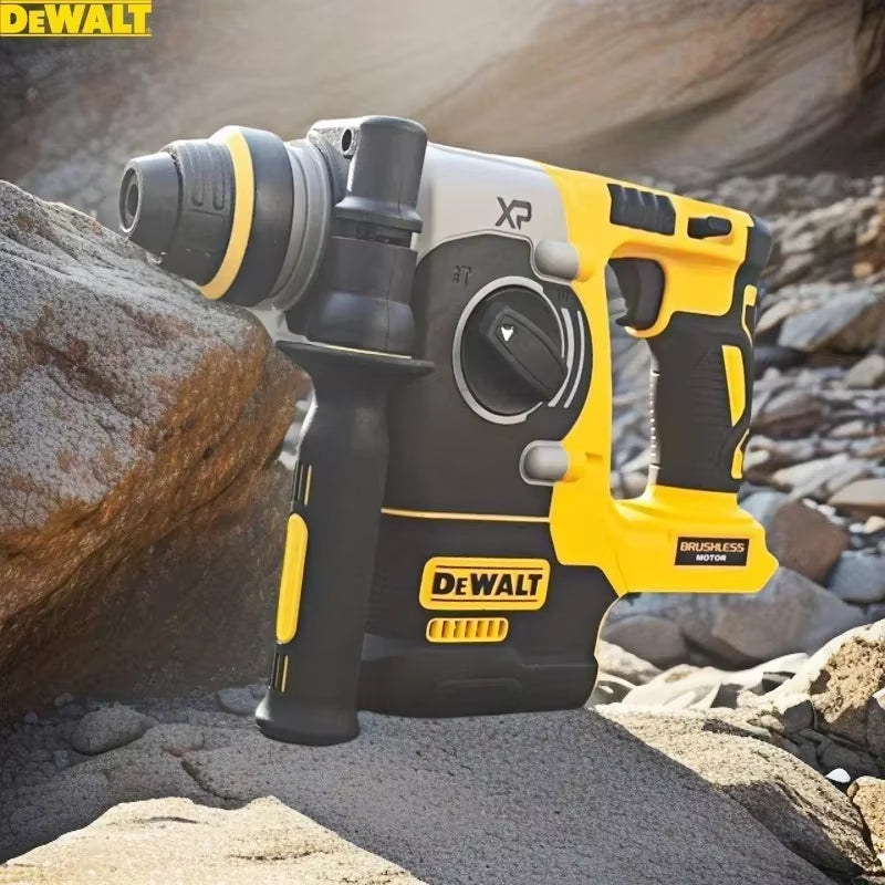 Cordless Rotary Hammer Drill with SDS-Plus, Rechargeable 2-Mode Demolition and Chipping Capabilities for Metal and Concrete
