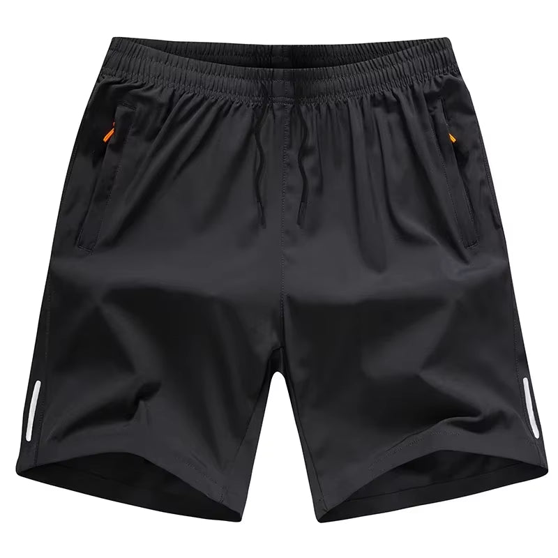Sports Shorts Man Summer Ice Silk Beach Pants Casual Loose Thin Basketball Running Gym Clothing Shorts Sweat Wicking Hygroscopic