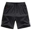 Sports Shorts Man Summer Ice Silk Beach Pants Casual Loose Thin Basketball Running Gym Clothing Shorts Sweat Wicking Hygroscopic