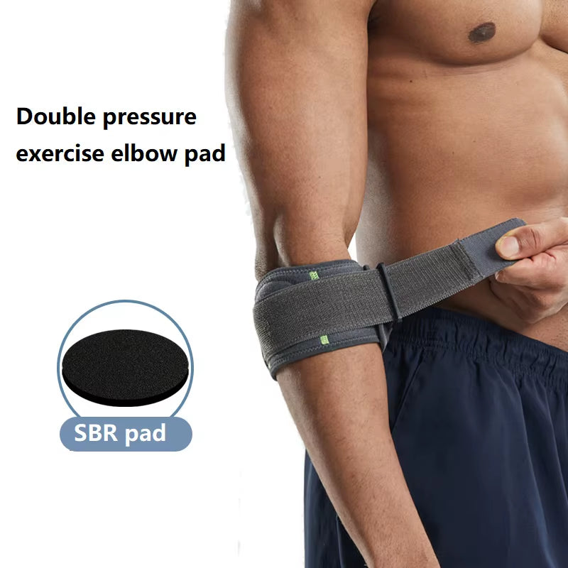 2PCS Fitness Elbow Protector Tennis Elbow Brace Protector Brace Tendinitis Pads Elbow Support HXHZ05