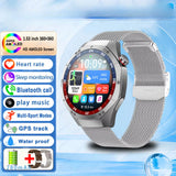2025  Military GPS Smart Watch Men Full Touch Screen Sport Fitness Healthtest Voice Call Smartwatch