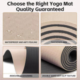 8Mm Thick TPE Yoga Mat, Non-Slip & Odorless, for Yoga Pilates Home Workouts with Strap