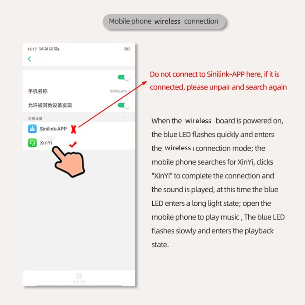 Stereo Subwoofer Amplifier Board Speaker Audio Amplifier APP Control Wireless Module Bluetooth-Compatible