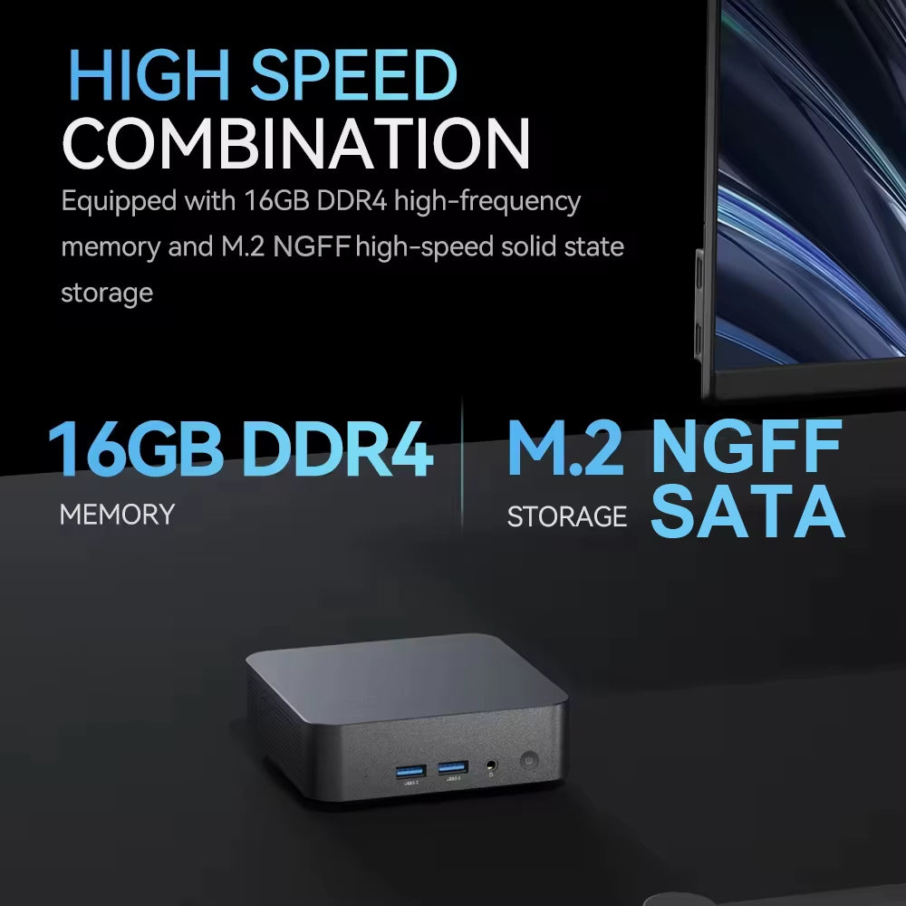 Mini PC Windows 11  Core I9 8950HK 16GB DDR4 512GB 1TB SSD PC Gamer Computer Dual WIFI 6 BT5.2 4K HD Mini Gaming Pc Desktop