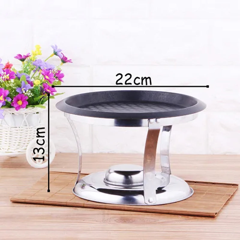 Capmping BBQ Grill Portable Outdoors Stainless Steel&Iron Barbecue Roasting Brazier Cooking Tools Hiking Picnic Mini Cookware