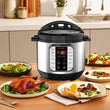 6-Quart Whisper Quiet 12-In-1 Electric Pressure Cooker, Slow Rice Cooker, Steamer, Sauté, Yogurt Maker, Warmer & Sterilizer, Ove