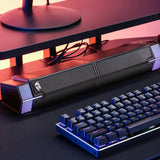 GS511 Wireless RGB Desktop Speakers, 2.0 PC Gaming Soundbar, RGB Backlight & All-In-One Control, USB Powered