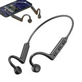 Bone Conduction Headphones Neck Hanging Wireless Headset Suitable for Cycling Running Hiking Backpacking Fitness Yoga