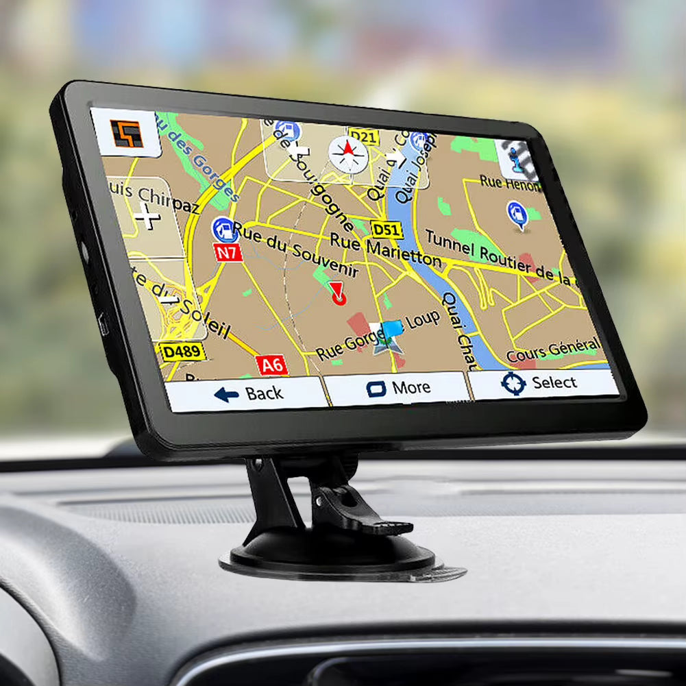 7 Inch HD Car GPS Navigator 256MB+8G Navigation System Touch Screen Portable Navigator USB TF Australia North America Europe Map