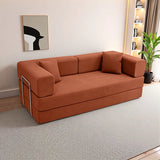 Foldable Sofa Bed with a Removable Backrest, an Oversized Floor Sofa That Works as a Two-Seater Perfect for Living Rooms.