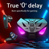 Wireless Bluetooth Headphones with LED Battery Display and Charger Case HIFI Sound Quality Music Game Sports Headphone