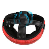 PU Boxing Helmet Leather Safety Protect Boxing Gear Equipment Head Guard Free Fight Sport Headgear