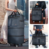30/36/40 Inch Foldable Expandable Suitcase Bag Water-Resistant Large Capacity Rolling Travel Luggage Bag for Moving Storage