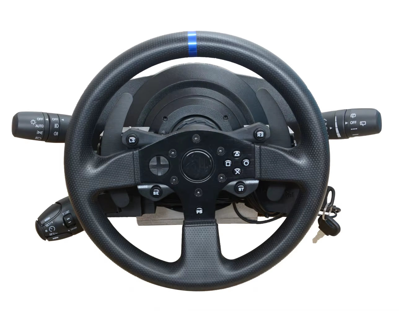 For T300 Racing Simulator Steering Wheel Euro/American Truck Turn Signal Wiper Automatic Rebound Cruise Ignition Switch