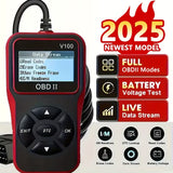 OBD2 Scanner Code Reader with 2.4" LCD Display - Professional Engine Diagnostic Tool