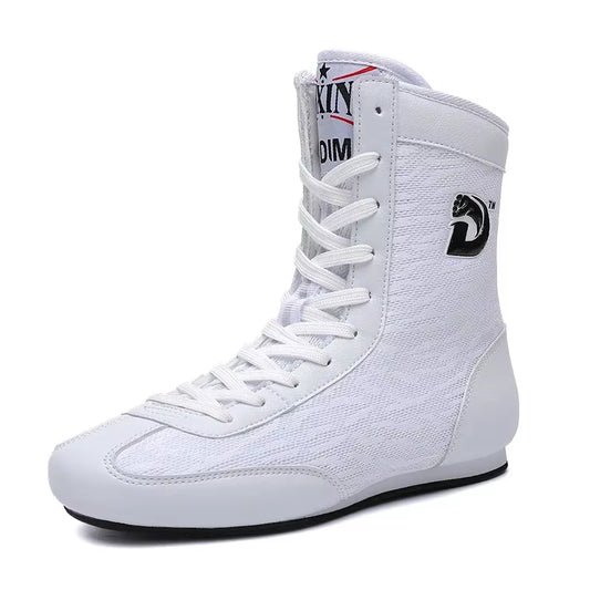 Children Training Gym Sneakers Wrestling Sport Lightweight Outdoor Black White Boys Girls Boxing Flighting Shoes Kid Shoes