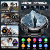 New Smart Watch Men 1100Mah Large Capacity Battery Compass Outdoor 3ATM Waterproof Sports Fitness Bluetooth Call Smartwatch
