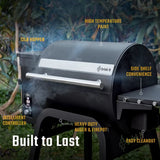 It Zelos-450 Electric Wood Pellet Smoker Grill – A.I. Smart BBQ Grill with Wifi, 7-In-1 Outdoor Grill & Smoker, PID Control