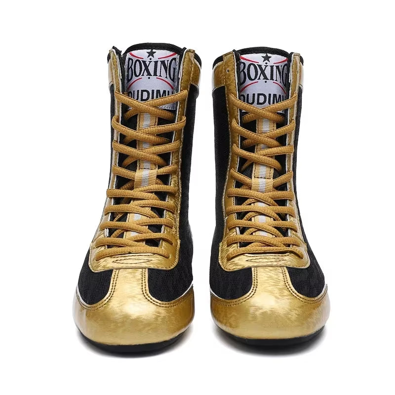 Children Training Gym Sneakers Wrestling Sport Lightweight Outdoor Black White Boys Girls Boxing Flighting Shoes Kid Shoes