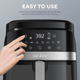 Air Fryer 8-In-1,6 Quart Electric Hot Fryer Oven Oilless Cooker,Roast, Bake, plus Bake,Dehydrate, and Keep Food Warm